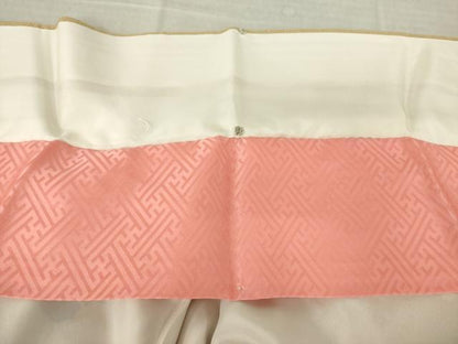 平和屋着物●訪問着　辻が花　草花文　金彩　正絹　逸品　AABK8507ck