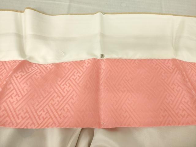 平和屋着物●訪問着　辻が花　草花文　金彩　正絹　逸品　AABK8507ck