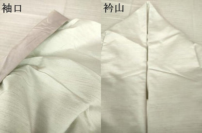 平和屋着物●上質な紬　訪問着　枝花文　正絹　逸品　AABK8509ck