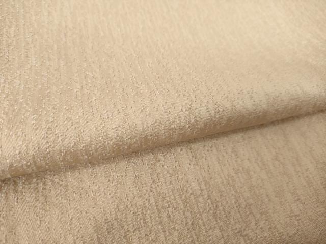 平和屋着物●お召　赤白橡色　正絹　逸品　AABK8514ck