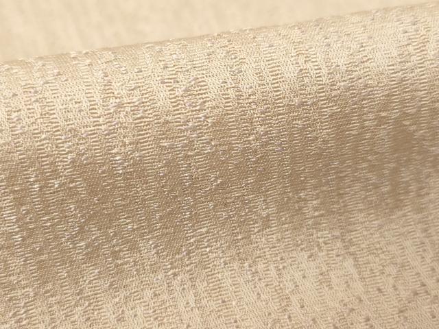 平和屋着物●お召　赤白橡色　正絹　逸品　AABK8514ck