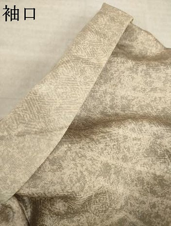 平和屋着物●訪問着　刺繍　花籬文　金彩　正絹　逸品　AABK8515ck