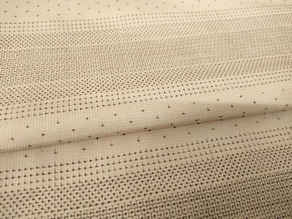 平和屋着物●本場大島紬　150亀甲　横段文　正絹　逸品　AABK8516ck
