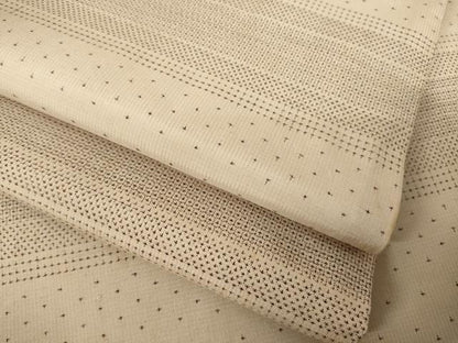 平和屋着物●本場大島紬　150亀甲　横段文　正絹　逸品　AABK8516ck