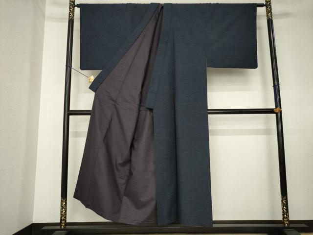 平和屋着物●男性　紬　アンサンブル　霞文　正絹　逸品　AABK8532ck