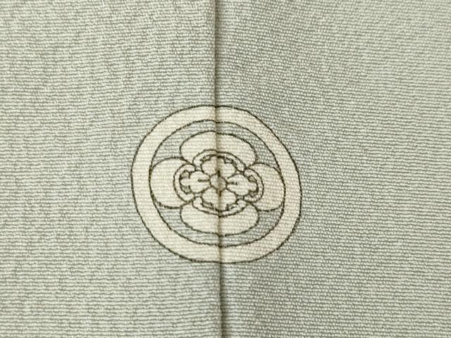 平和屋着物●上質な色無地　蕎麦切色　正絹　逸品　AABK8547ck