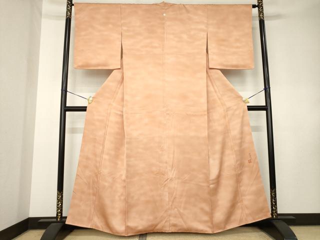 平和屋着物●虹色創家　本郷大田子　小紋　霞文　暈し染め　正絹　逸品　AABK8549ck
