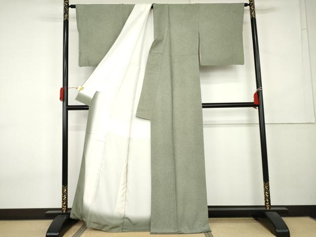 平和屋着物●樋口実　江戸小紋　極小鮫小紋柄　正絹　逸品　AABK8577cs