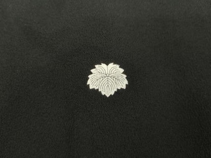 平和屋着物●染刺工芸　大羊居　東京友禅　黒留袖　樹下の遊　金糸　金彩　たとう紙付き　正絹　逸品　AABK8588cs