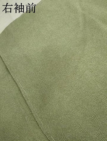 平和屋着物●人間国宝 小宮康孝　江戸小紋　鮫小紋柄　正絹　逸品　AABK8602cs