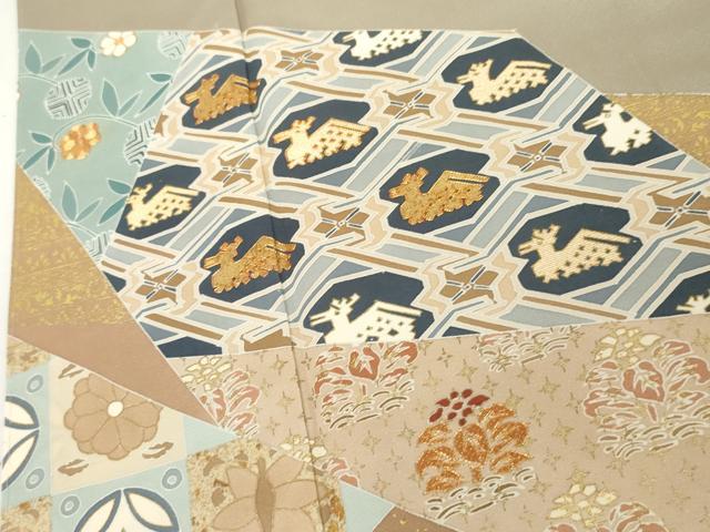 平和屋着物●創業460年・千總　色留袖　駒刺繍　有栖川文様　金彩　小田急百貨店扱い　正絹　逸品　未使用　AABK8608cs