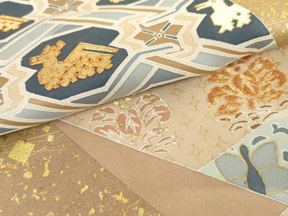 平和屋着物●創業460年・千總　色留袖　駒刺繍　有栖川文様　金彩　小田急百貨店扱い　正絹　逸品　未使用　AABK8608cs