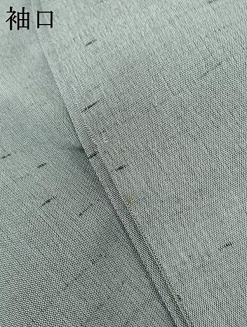 平和屋着物●男性　紬　アンサンブル　色無地　鉛色　正絹　逸品　AABK8611cs