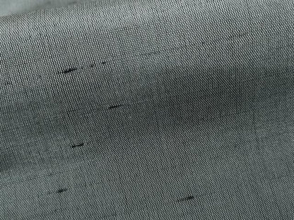 平和屋着物●男性　紬　アンサンブル　色無地　鉛色　正絹　逸品　AABK8611cs
