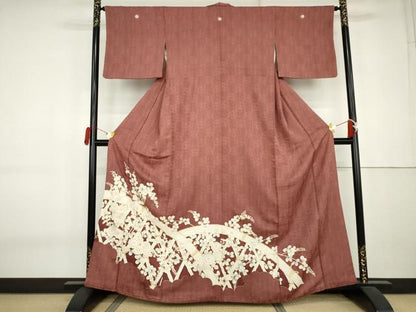 平和屋着物●豪華色留袖　花籬文　金彩　正絹　逸品　AABK8625cs