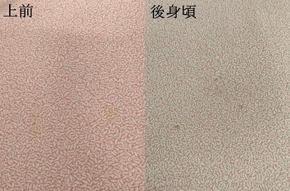 平和屋着物●江戸小紋　草花文　正絹　逸品　AABK8640cs