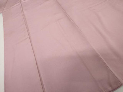 平和屋着物●上質な色無地　石竹色　正絹　逸品　AABK8660cs