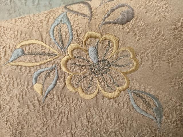 平和屋着物●訪問着　辻が花　絞り　刺繍　暈し染め　金彩　銀糸　正絹　逸品　AABK8662cs