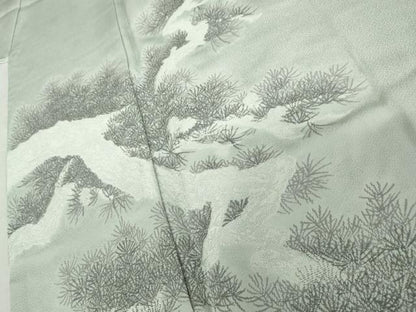 平和屋着物●豪華色留袖　枝松文　やまと誂製　正絹　逸品　AABK8669cs