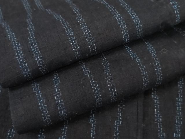 平和屋着物●結城紬　80亀甲　飛び亀甲　立涌文　正絹　逸品　AABK8674cs