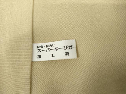 平和屋着物●豪華色留袖　駒刺繍　雪輪吉祥松文　暈し染め　金彩　正絹　逸品　AABK8684cs