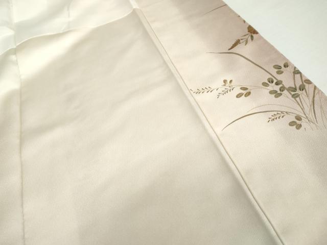 平和屋着物●訪問着　短冊草花文　暈し染め　金彩　正絹　逸品　AABK8702cs
