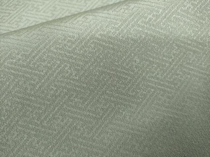 平和屋着物●上質な色無地　紗綾形地紋　柳鼠色　正絹　逸品　AABK8720cs