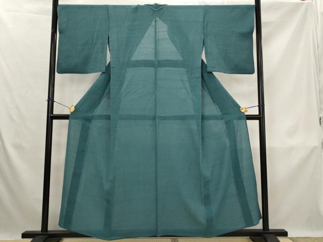 平和屋着物＊夏物　色無地　絽紬　御召茶色　高島屋扱い　正絹　逸品　AABK8721st