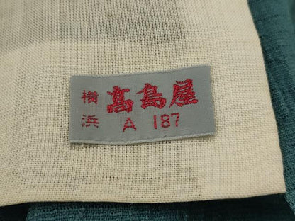 平和屋着物＊夏物　色無地　絽紬　御召茶色　高島屋扱い　正絹　逸品　AABK8721st