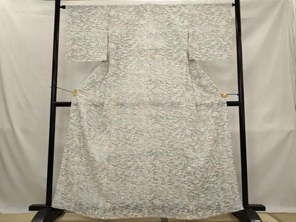 平和屋着物＊夏物　小紋　絽　松尽くし　正絹　逸品　AABK8725st