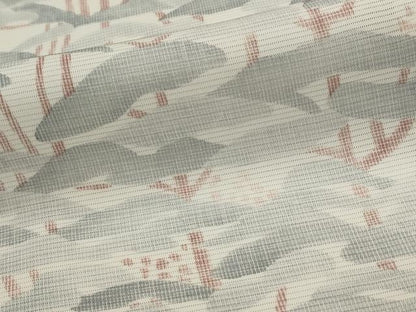 平和屋着物＊夏物　小紋　絽　松尽くし　正絹　逸品　AABK8725st