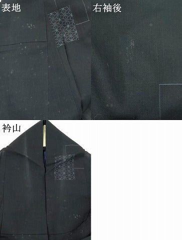 平和屋着物＊夏物　結城紬　夏結城　色紙重ね文　正絹　逸品　AABK8727st