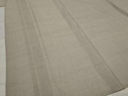 平和屋着物＊夏物　本場大島紬　夏大島　白大島　100亀甲　総詰め　正絹　逸品　AABK8728st