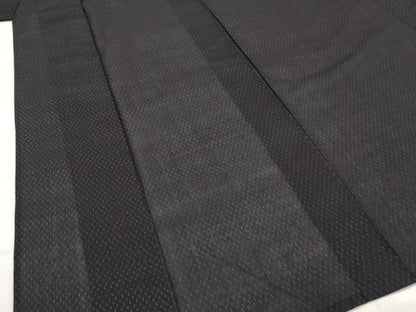 平和屋着物＊夏物　男性　夏大島　霞文　正絹　逸品　AABK8746st