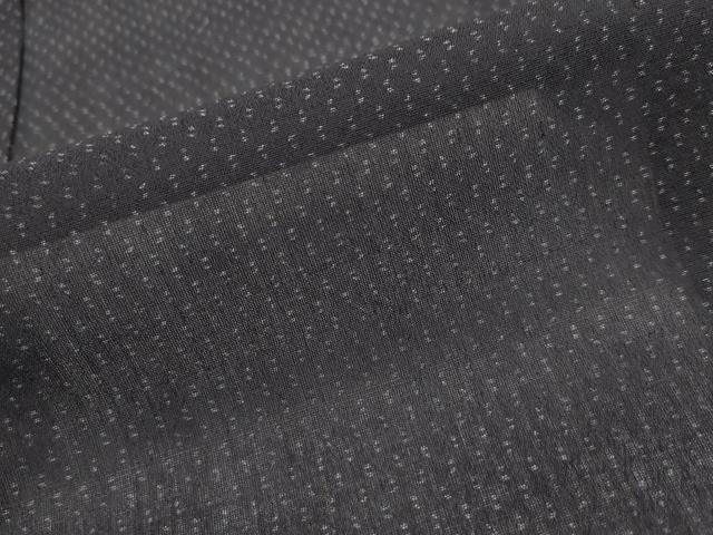 平和屋着物＊夏物　男性　夏大島　霞文　正絹　逸品　AABK8746st