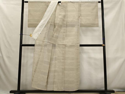 平和屋着物＊夏物　本場大島紬　夏大島　横段蜀江文　正絹　逸品　AABK8747st