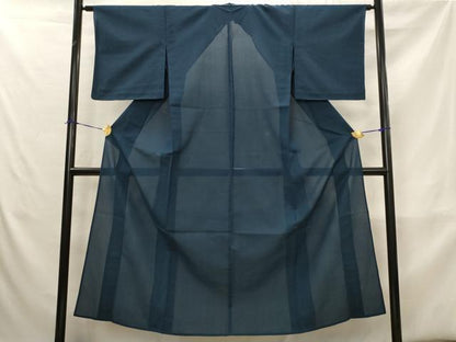 平和屋着物＊夏物　色無地　紗　褐返色　正絹　逸品　AABK8781st