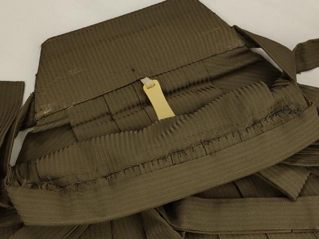 平和屋着物＊夏物　男性　行灯袴　縦絽　縞　正絹　逸品　AABK8794st