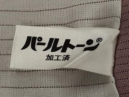 平和屋着物＊夏物　色無地　絽　梅鼠色　正絹　逸品　AABK8795st