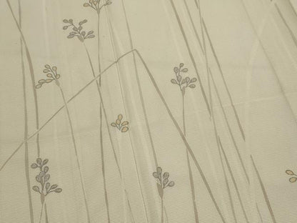 平和屋着物＊夏物　訪問着　絽　草花文　銀彩　正絹　逸品　AABK8797st