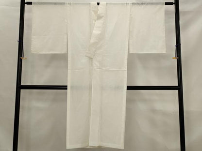 平和屋着物＊夏物　長襦袢　草花文紗　生成り色　洗える着物　AABK8811st
