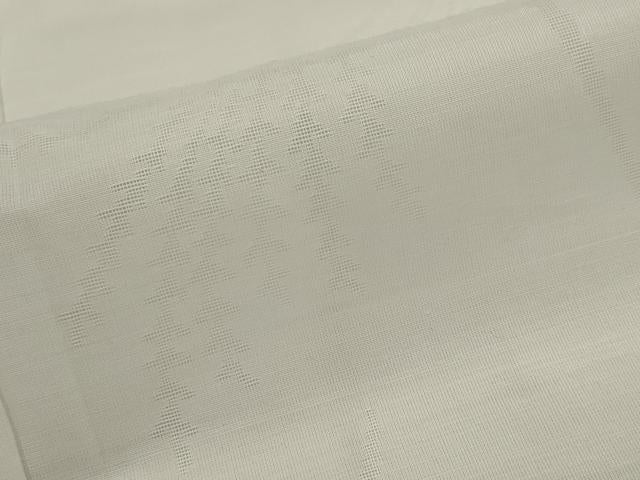 平和屋着物＊夏物　長襦袢　草花文紗　生成り色　洗える着物　AABK8811st