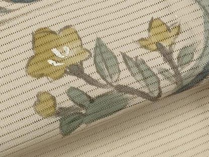 平和屋着物＊夏物　訪問着　絽　流水花文　暈し染め　銀彩　洗える着物　未使用　AABK8820st