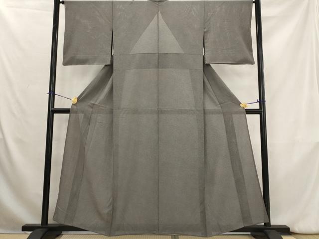 平和屋着物＊夏物　江戸小紋　絽　鮫小紋柄　正絹　逸品　AABK8856st