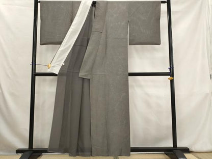 平和屋着物＊夏物　江戸小紋　絽　鮫小紋柄　正絹　逸品　AABK8856st
