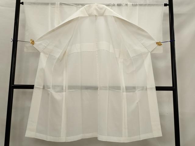 平和屋着物＊夏物　長襦袢　絽　白色　正絹　逸品　AABK8861st