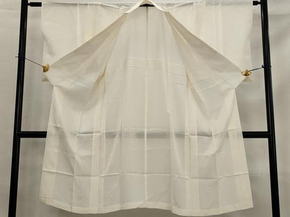 平和屋着物＊夏物　長襦袢　絽　生成り色　正絹　逸品　AABK8862st