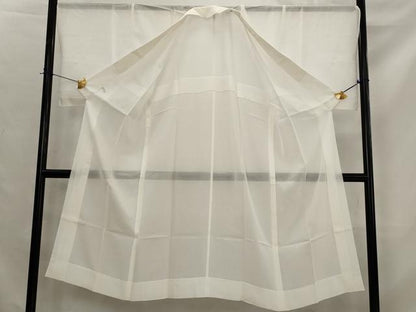平和屋着物＊夏物　長襦袢　絽　白色　正絹　逸品　AABK8863st