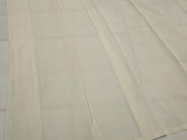 平和屋着物＊夏物　長襦袢　絽縮緬　生成り色　正絹　逸品　AABK8864st
