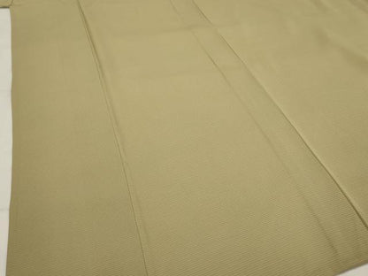 平和屋着物＊夏物　色無地　絽　利休茶色　正絹　逸品　AABK8870st